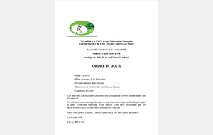 AG de la section le 13 juin 2026